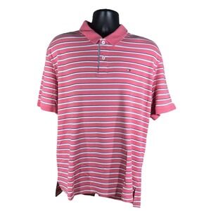Tommy Hilfiger Men's Striped Polo Short Sleeve‎ Shirt Size XXL